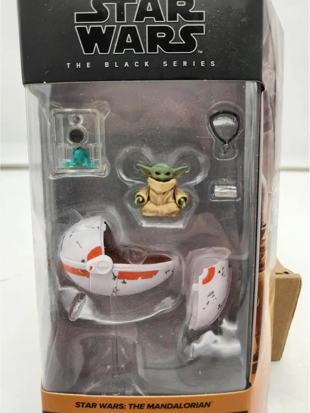 Star Wars The Black Series Grogu Figure with Pram The Mandalorian Hasbro 4+